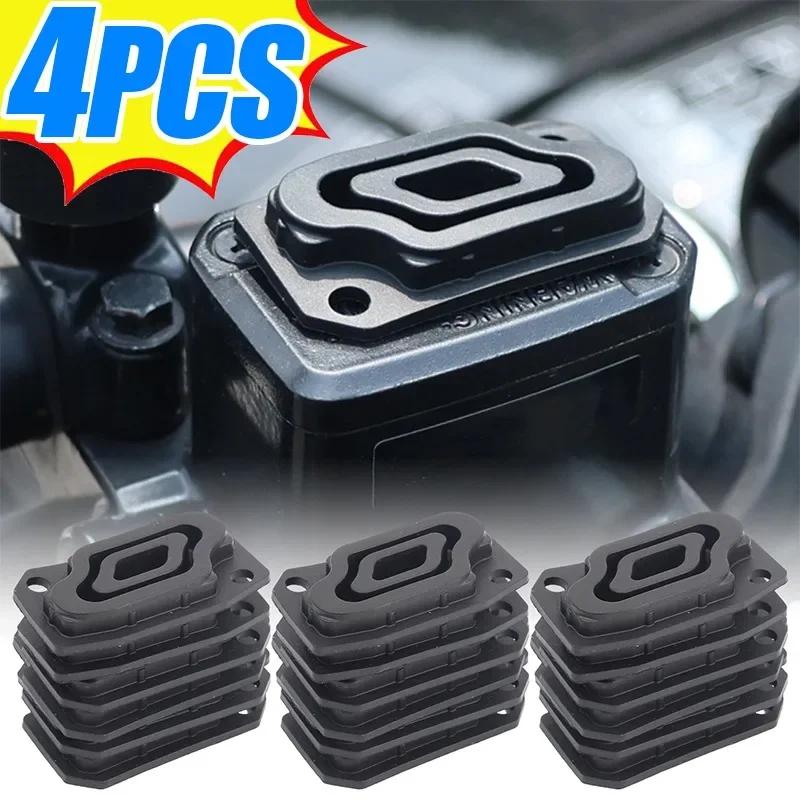 4~1pcs Motorcycle Brake Clutch Reservoir Gasket Oil Cup Diaphragm Seal Replacement for Master Cylinder Repair Part Universal Fit