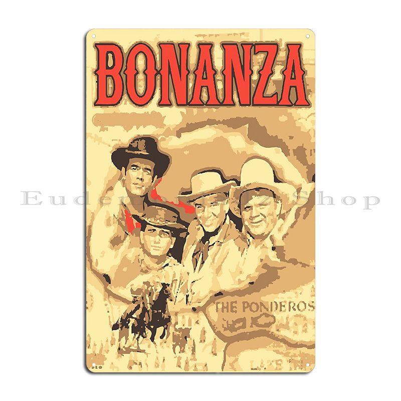 Poster Bonanza Metal Plaque Garage Club Cinema Club Create Custom Tin Sign Poster