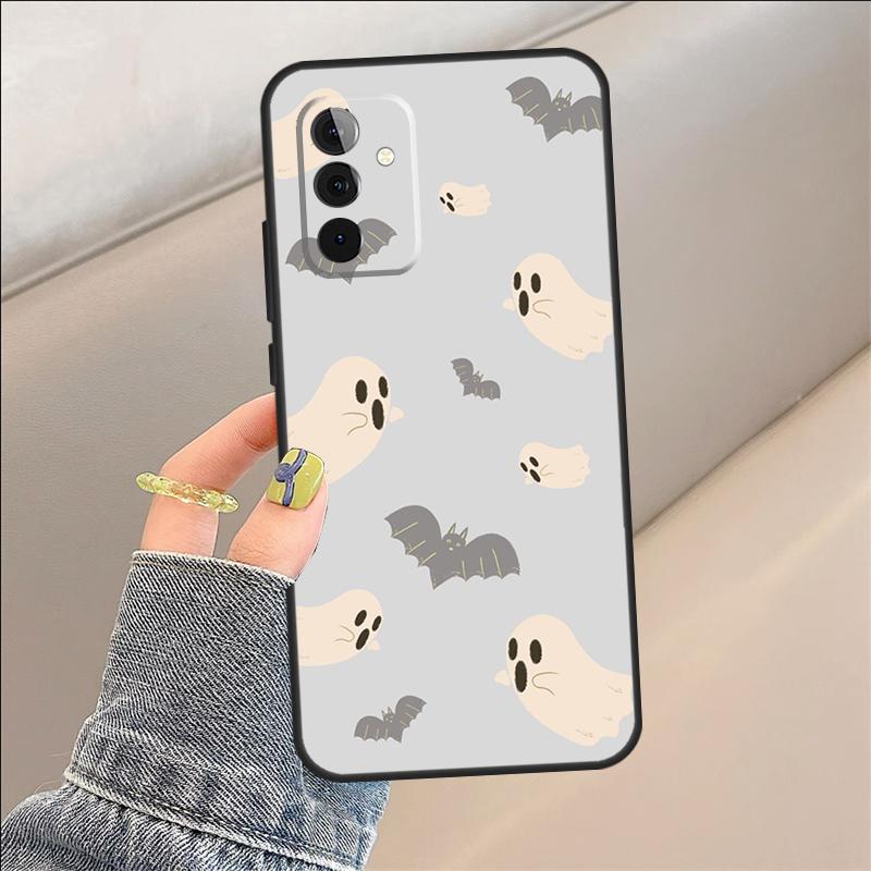 Cute Halloween Ghost Bat Case For Samsung Galaxy A35 A15 A55 A53 A33 A13 A36 A56 A26 A16 A22 A32 A52 A54 A34 A05 A06