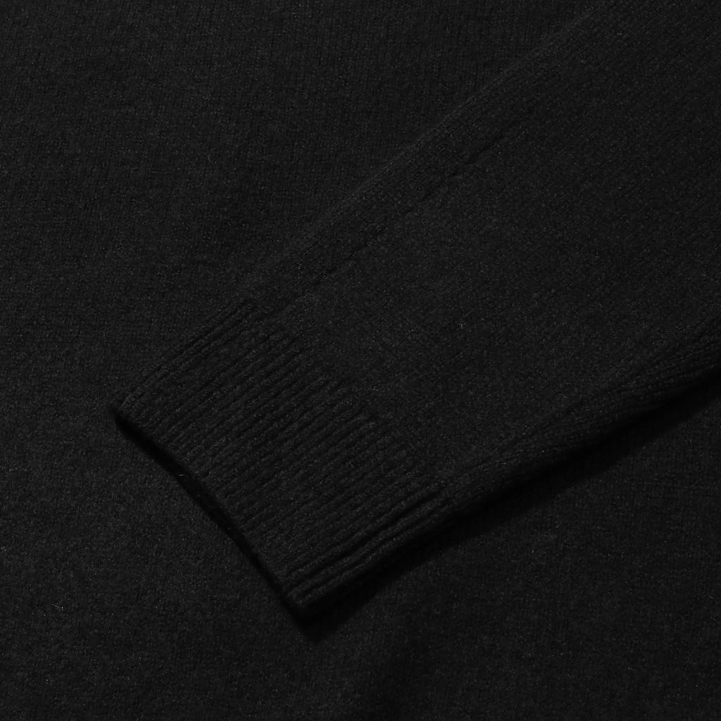 LEDEPT Washable Half-Zip Collar Knit [Black]