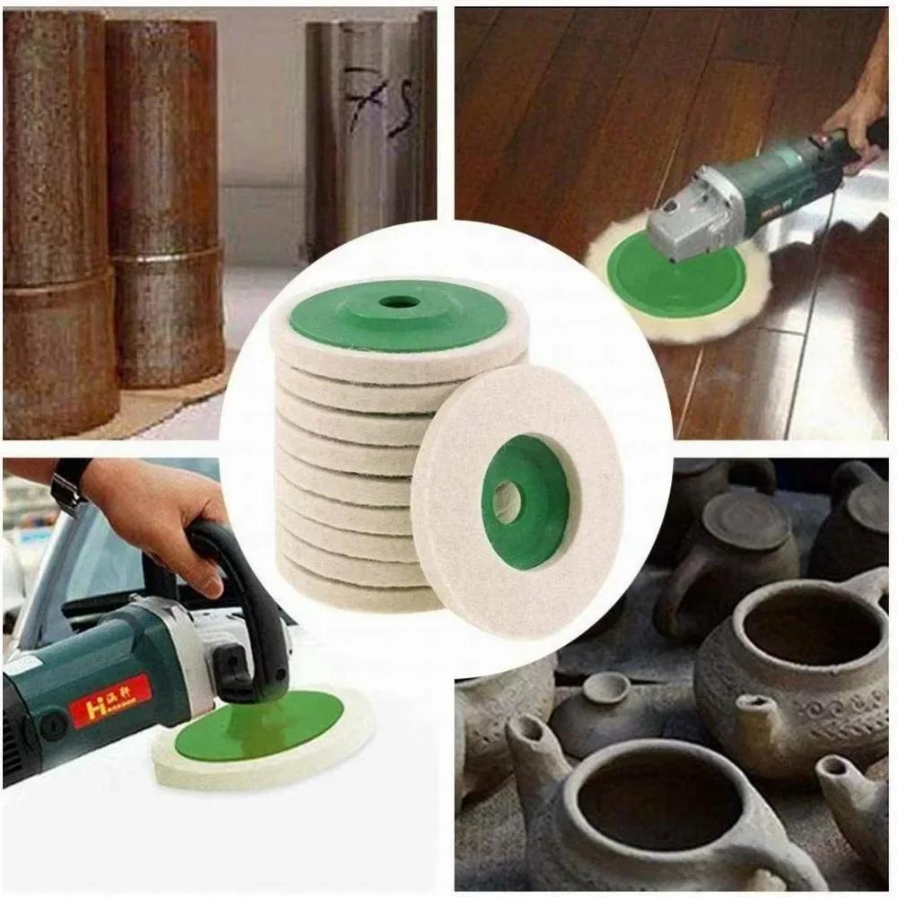Polishing Wheels Polishing Pad 1/2/3/4PCS Grinding Disc Angle Grinder Accessories Angle Grinder WheelFelt Polishing Disc