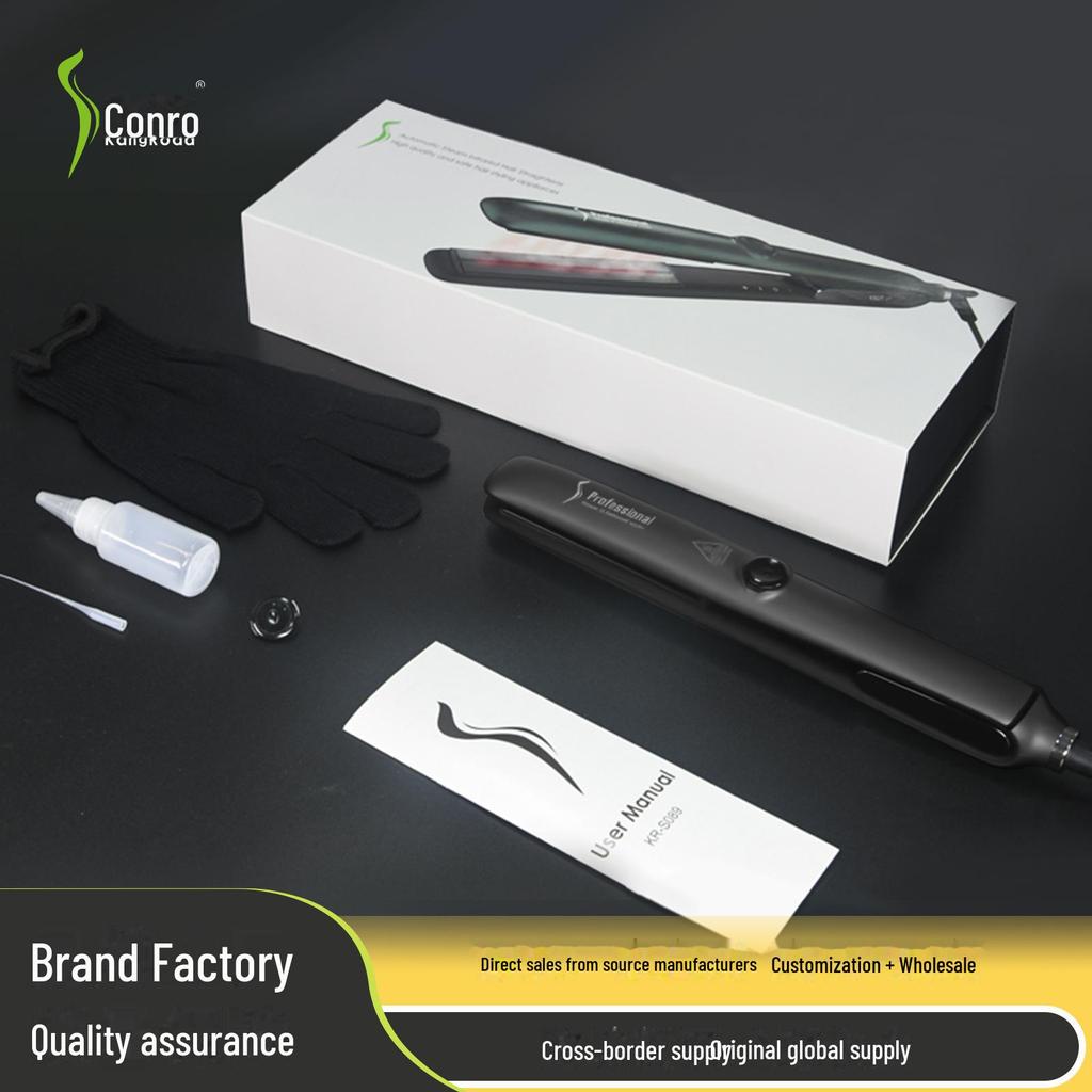 Automatic Steam Infrared Hair Curler & Straightener