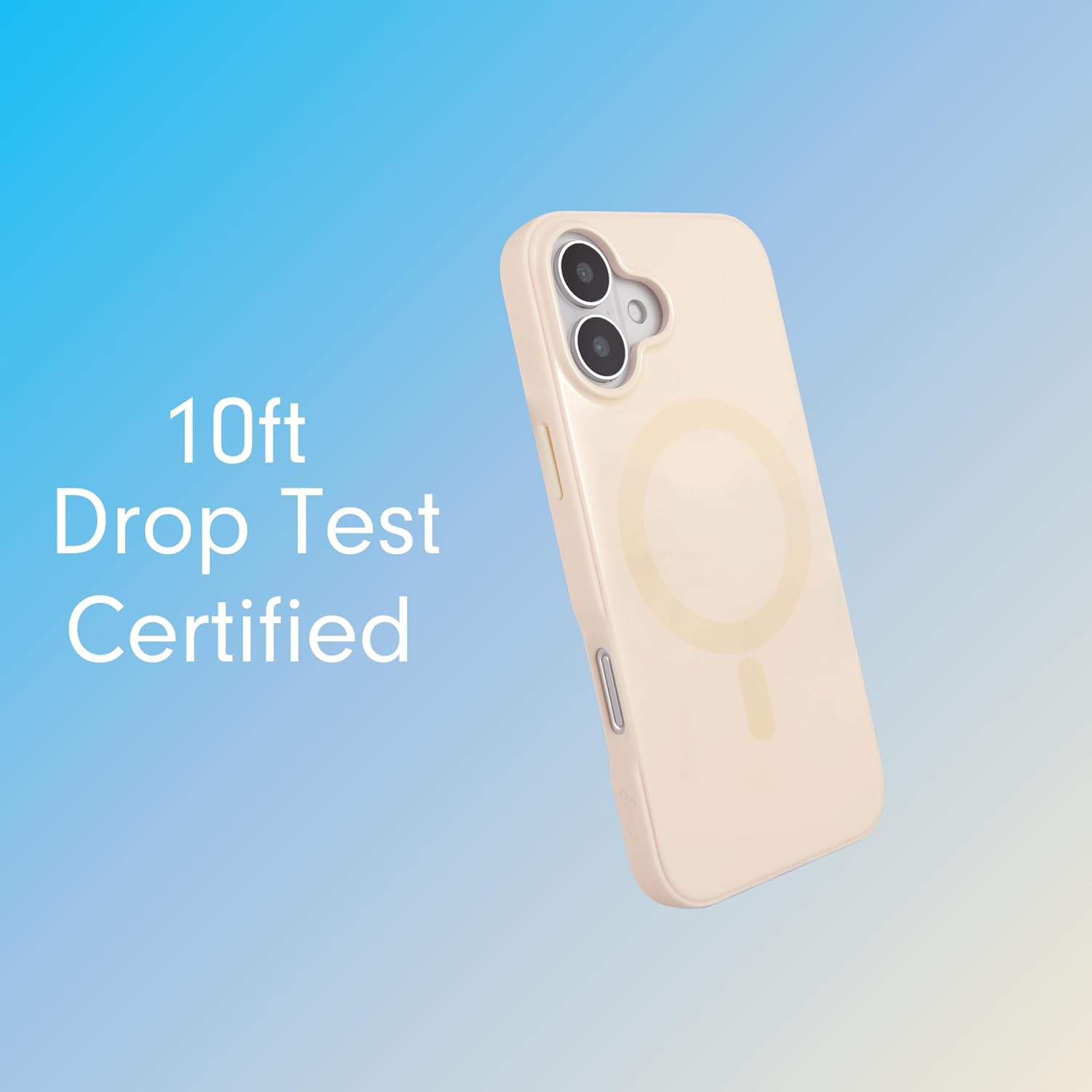 Sonix Case for iPhone 16 Plus | Compatible with MagSafe | 10ft Drop Tested | Gloss Linen