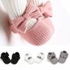 Baby Bow Knot Non-slip Toddler Shoes, Breathable Soft Sole for 0-18 Months