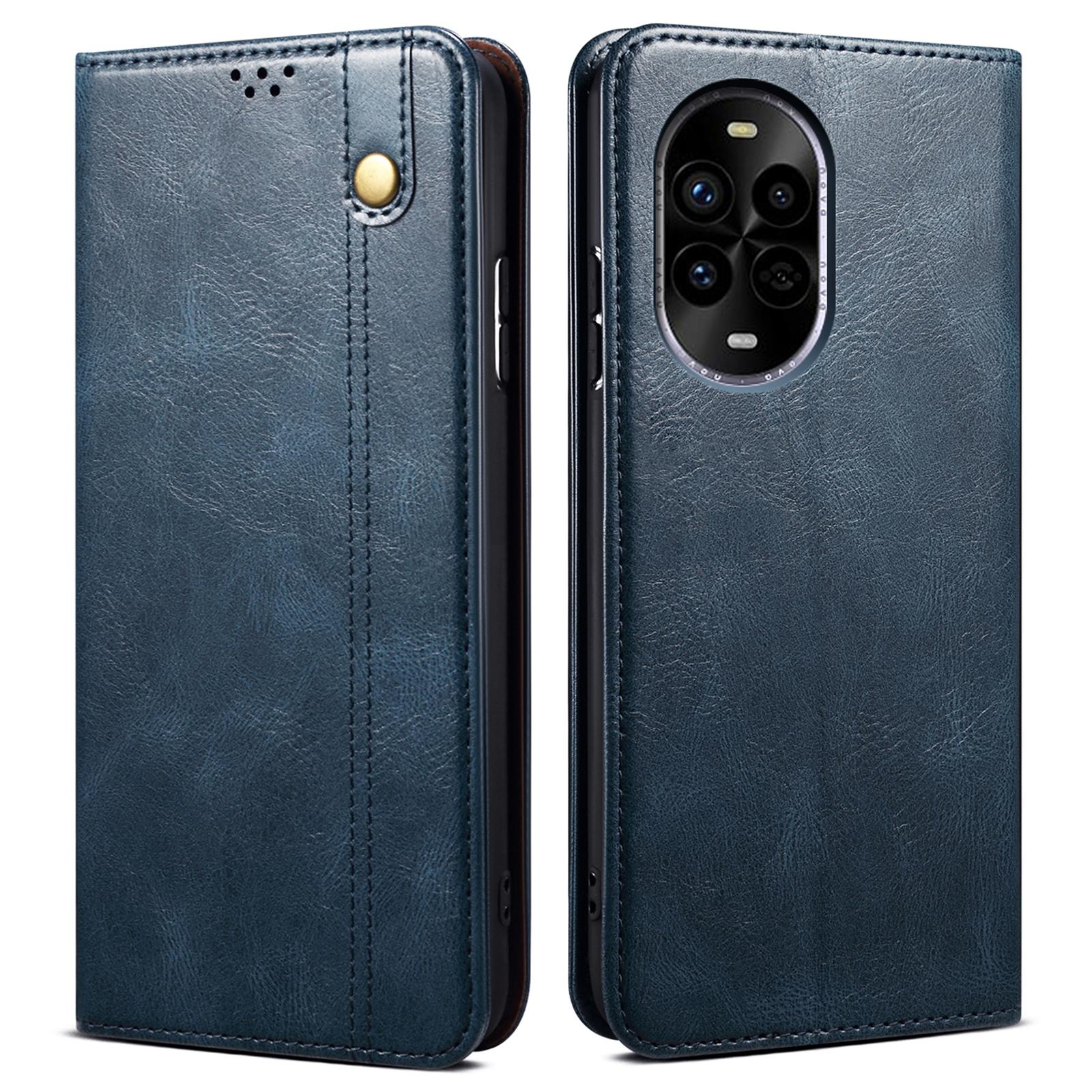 

For Huawei nova 13 Pro 5G Case Crazy Horse Texture Waxy Leather Wallet Stand Phone Cover D