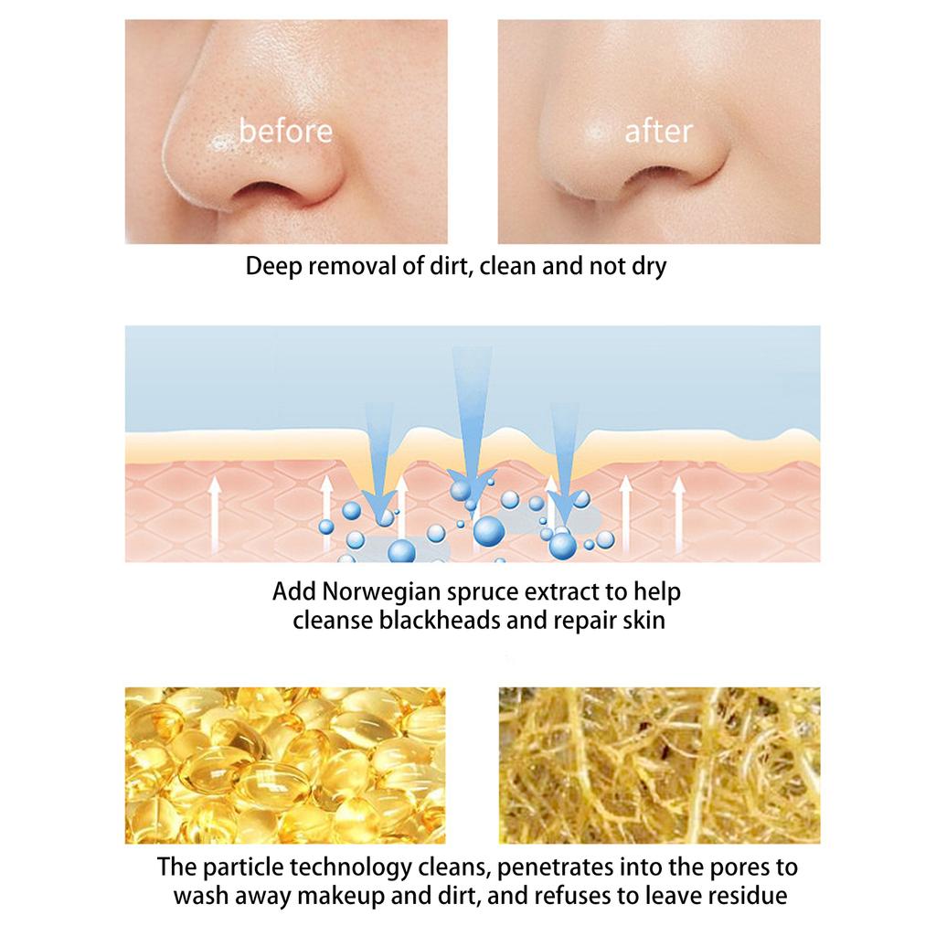 Makeup Remover Gentle Moisturizing Cleansing Balm with Digging Spoon for Facial Cleansing Care 100g