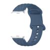 Compatible with Redmi Watch 4/5: Rhombus Pattern Silicone Strap with Metal Butterfly Buckle (20mm)