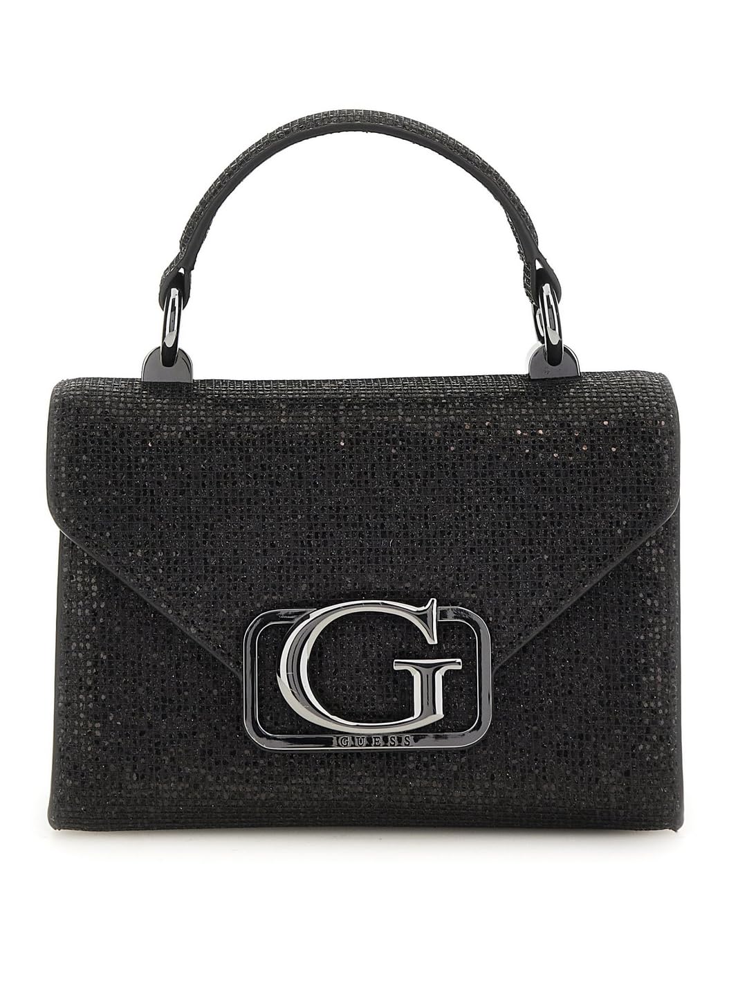 

Guess ZALINA MINI TOP HANDLE FLAP BLA Handbag, Women s