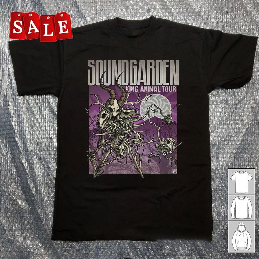 Hot Soundgarden Band King Animal Gift For Friends Black S-235XL LW865 S