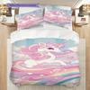 Magical Unicorn Rainbow Fantasy Bedding 1 Duvet Cover 2 Pillowcase Without Core Bedding Set Christmas Birthday Gift