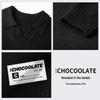 CHOCOOLATE Men's V-Neck Loose Knit Sweater