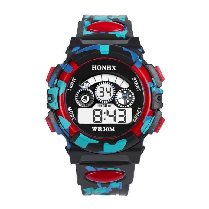 Outdoor Multifunction Waterproof Kid Child/Boy's Sports Electronic Watches Watch