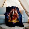 1PC Custom Name Football Art outdooor Flannel blankets Patterns Throw Blanket All-Season Soft Gift for Couch, Bed, Camping gifts