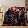 2026 New Legend Rappers Star Art Cartoon Hip Hop Flannel Blanket,Cozy Soft Throw Blanket for Home Bedroom Bed Sofa Cover Gift