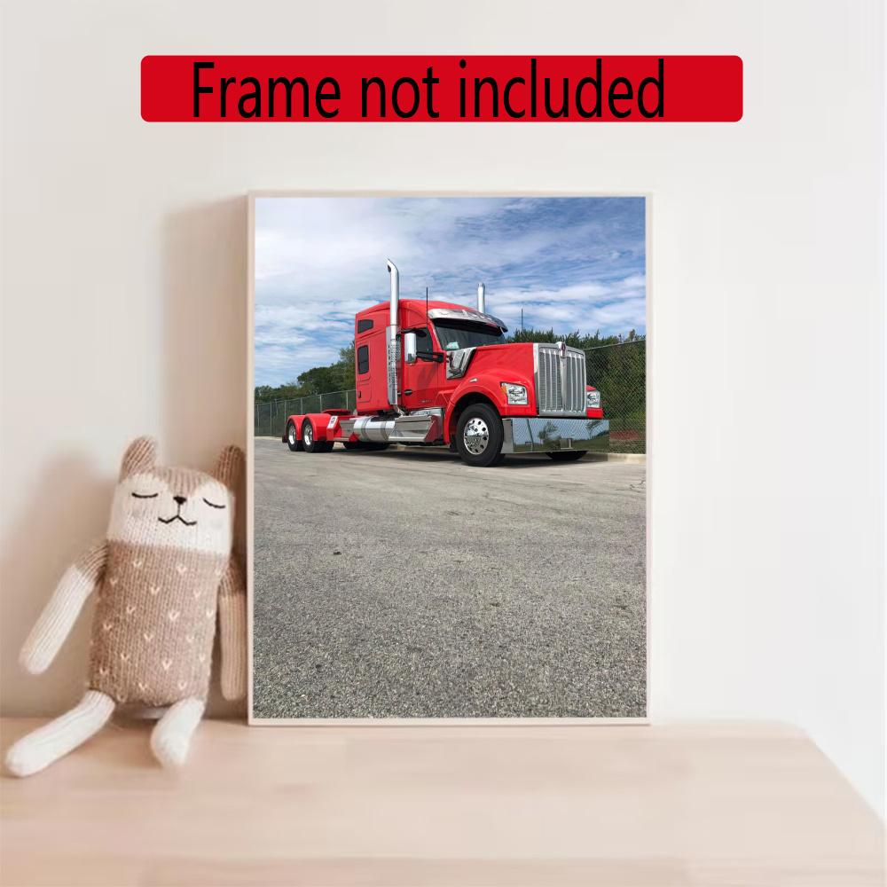 Kenworth 5D Diy Diamond Paintings Mosaic Wall Round Diamond Art Painting Kits Embroidery Crystal Accessories Frameless