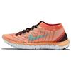 Free 3.0 Flyknit Comfortable Minimalist Versatile Shock Absorbing Non-Slip Low-Top Casual Running Shoes Women Sneaker Orange Blue 718420-008