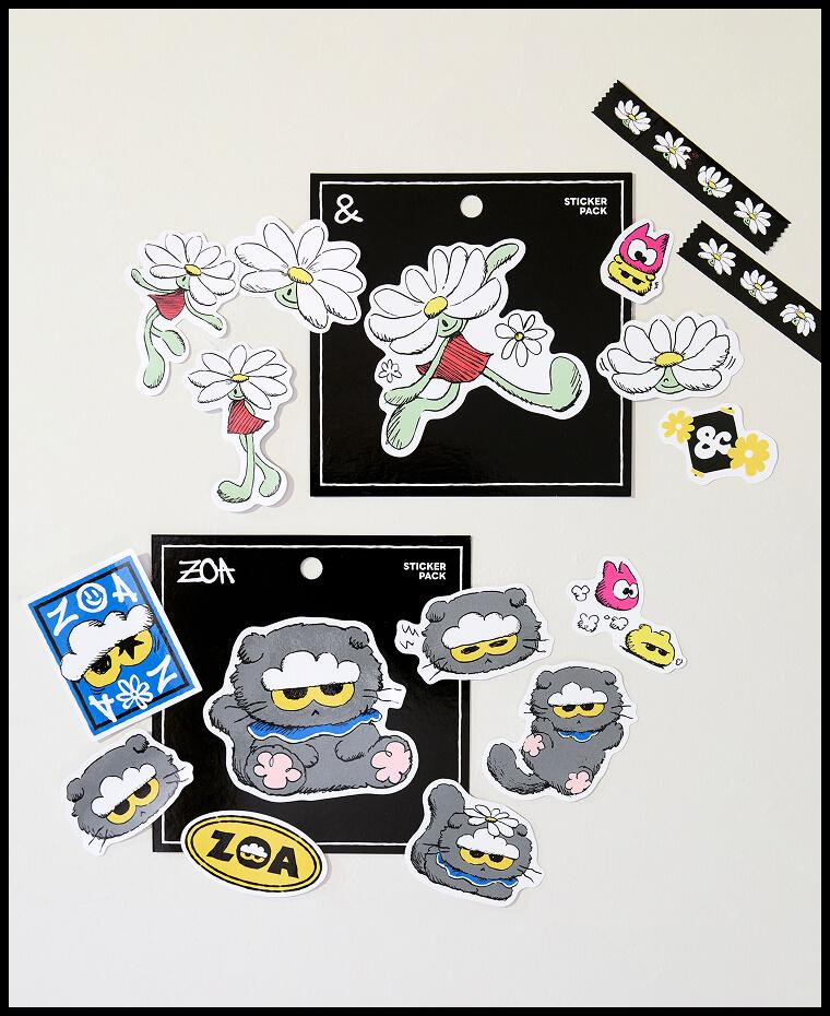 Zo&Friends] G-DRAGON A&ne & Zoa Official Sticker Set