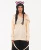 FANYOUNG Hairy Zip Slit Pullover Ivory