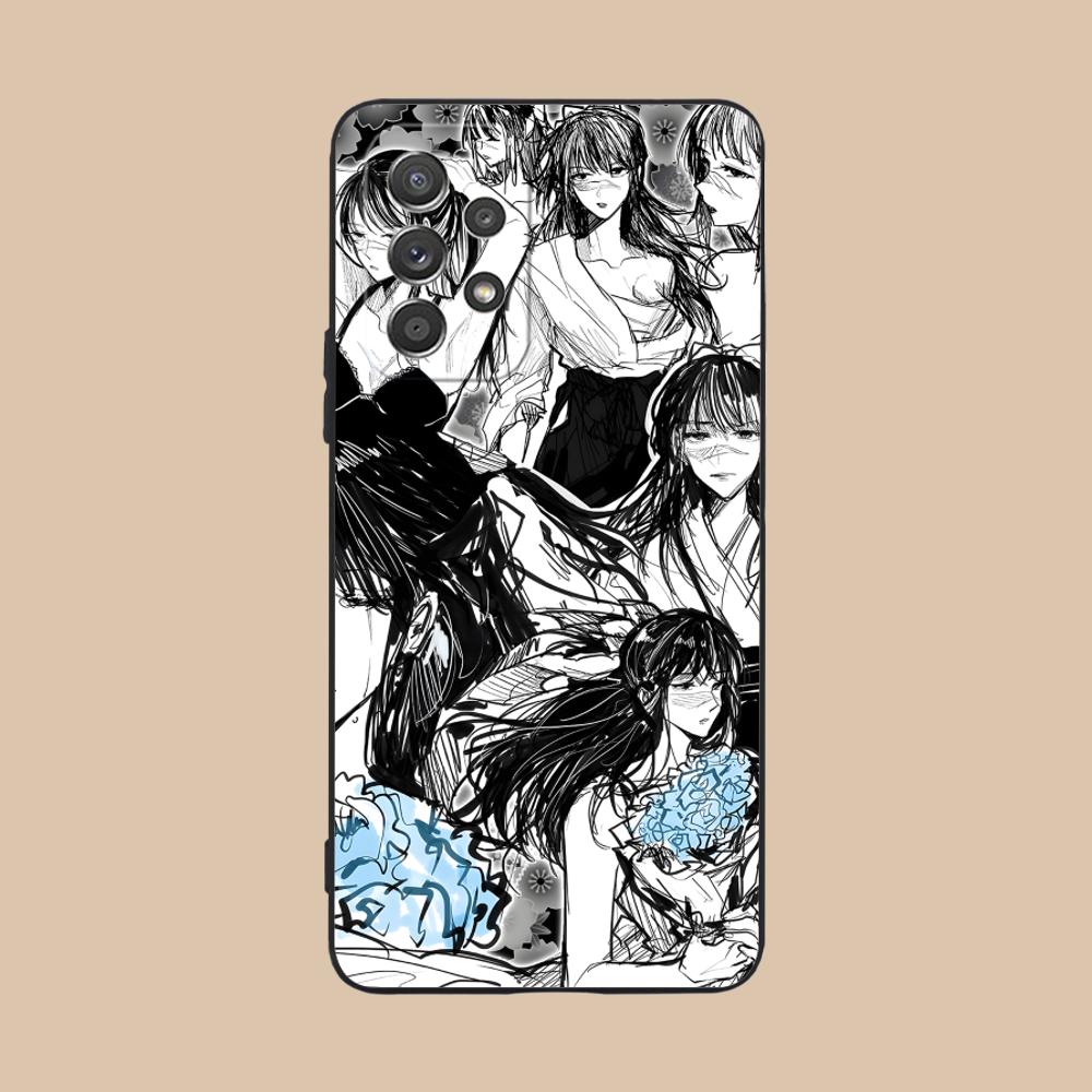 

JJK Utahime Iori Matte TPU Mobile Phone Case for Samsung Galaxy M55 54 42 35 34 33 32 23 22 15 14 13 12 F55 5G Colorful Cover Galaxy F04