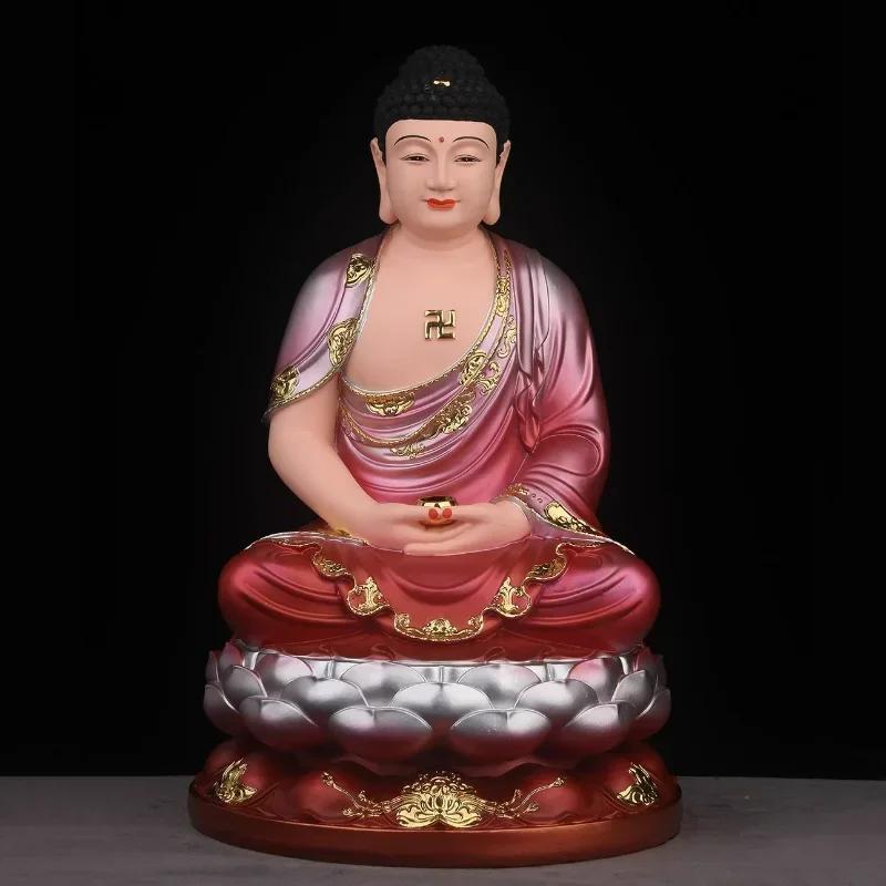 1 PIEZA Estatua de Buda Guanyin de Cobre Puro Shakyamuni Mani Ksitigarbha Rey Barrigón Maitreya Buda Sonriente Adorno Feng Shui