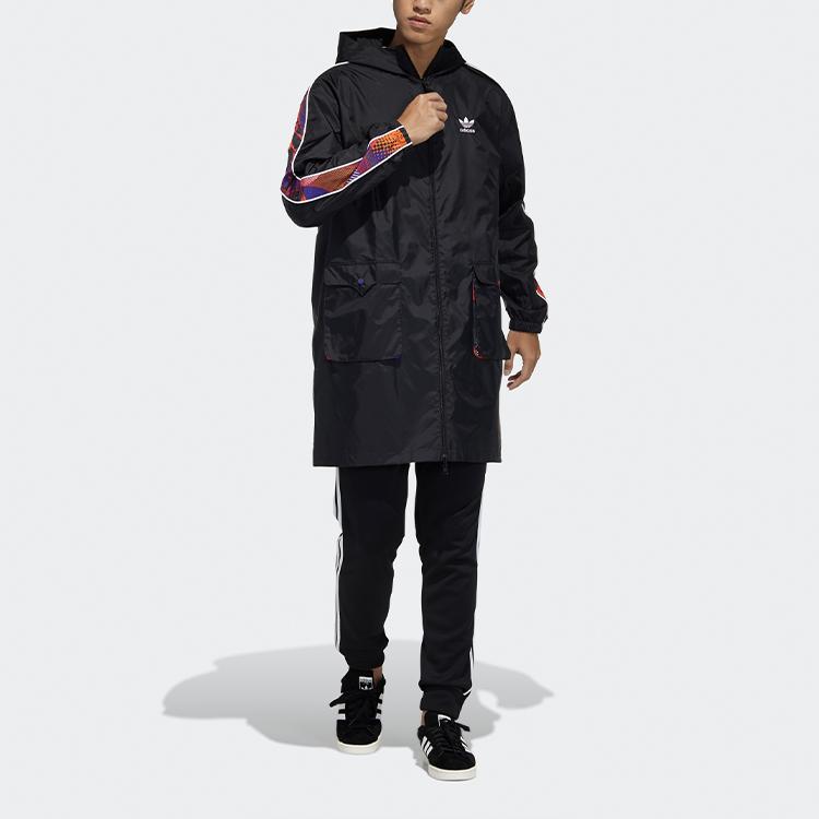 adidas Originals CNY Parka Reversible Hooded Jacket Black GN5451