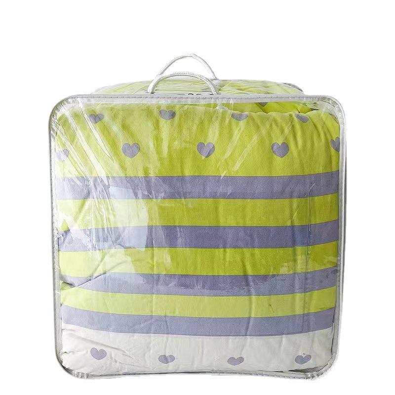 Non-Woven Zipper PVC Handbag for Blankets and Quilts