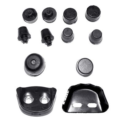 Pack Of 11/12 Car Door Dampers Rubber Pads Auto Door Buffer Pads Vehicle Door Shock Quick Installation for Pajero V43