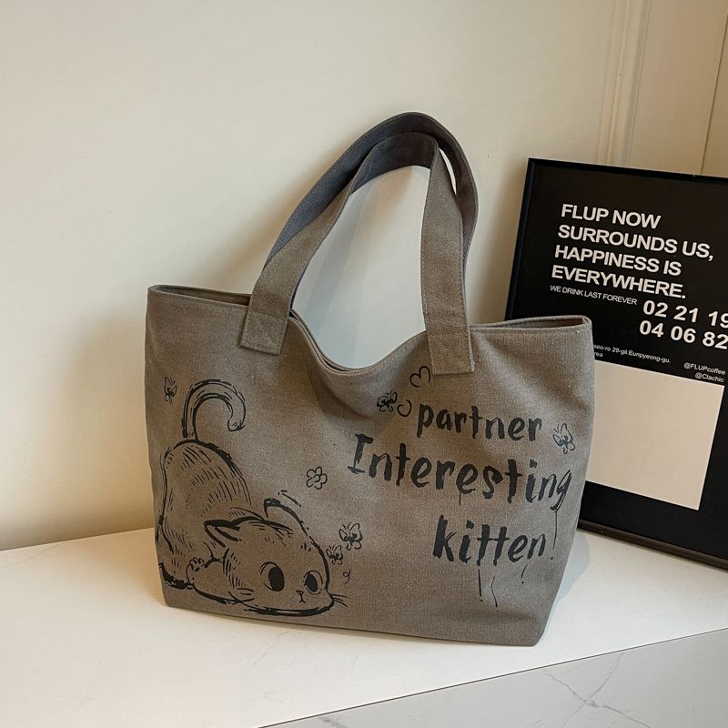 

Casual Fashion out Satchel Work Clothing Canvas Tote Bag