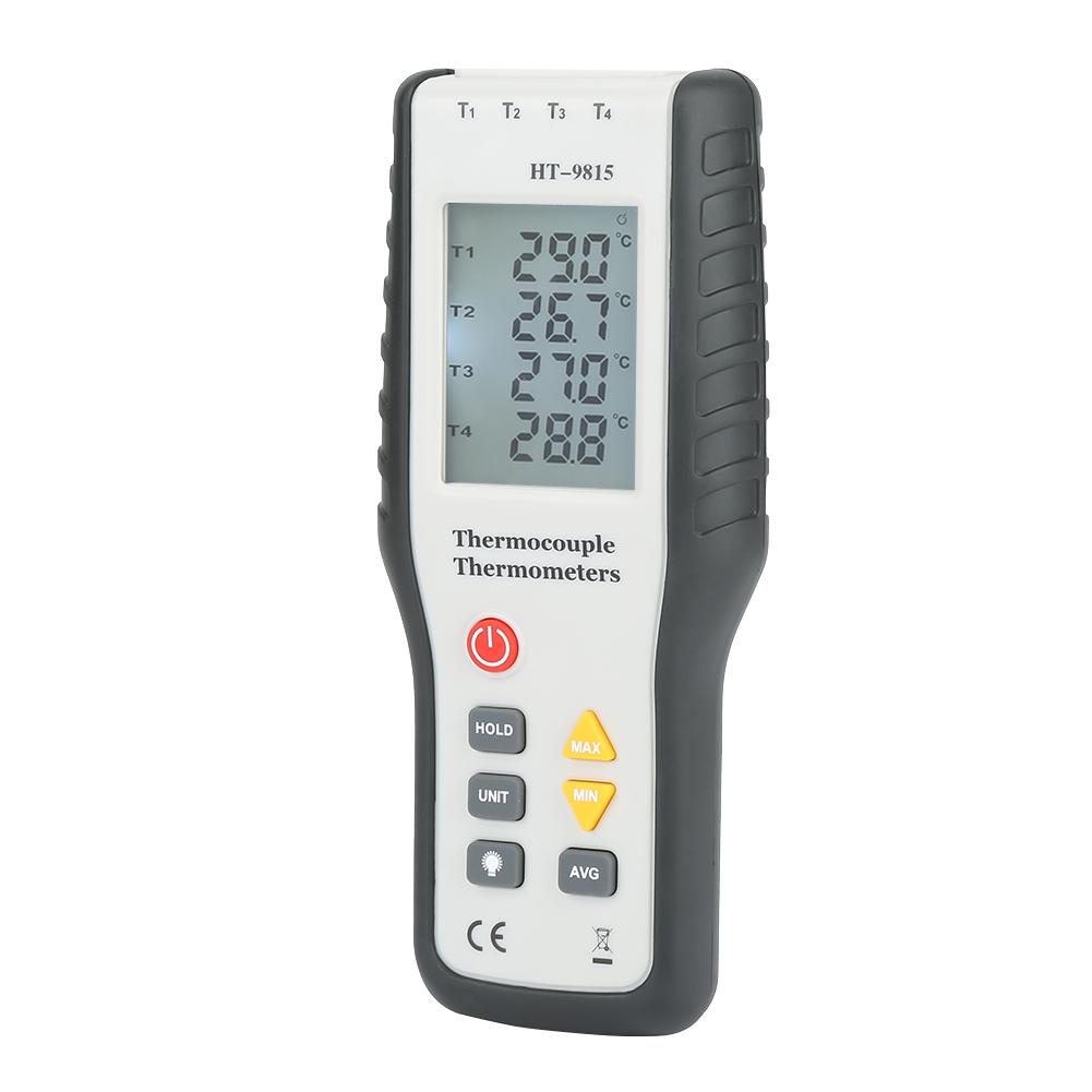 HT 9815 4 Channel K Type Digital Thermocouple Sensor Thermometer