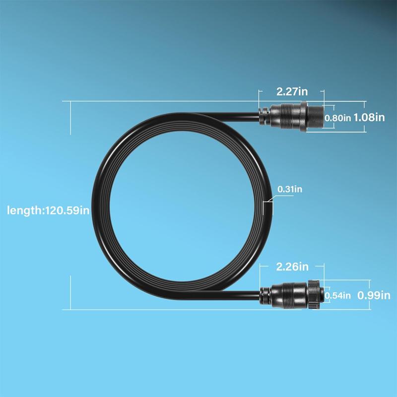 720106-1 EC M3 14W10 Transducer Extension Cable 14-pin Fit for Humminbird APEX XPLORE SOLIX and Onix Series Fish Finders