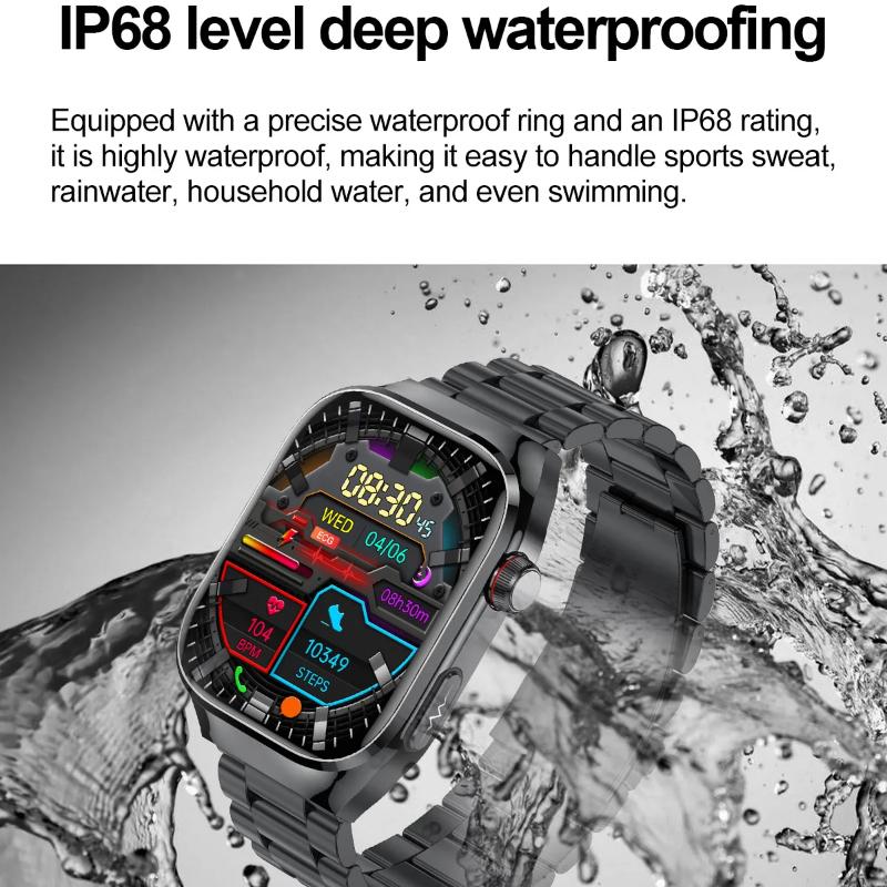 2025 Neue Mikro-Körperliche Untersuchung Fünf Organe Gesundheit Smartwatch Blutdruck Harnsäure Körperfett Uhren Bluetooth Anruf Smartwatch