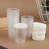 10Pcs/Set 20/30/50/100ml Clear Liquid Pill Measuring Cups With Lids Travel Pill Organizer Cup Container For Liquid Medicine