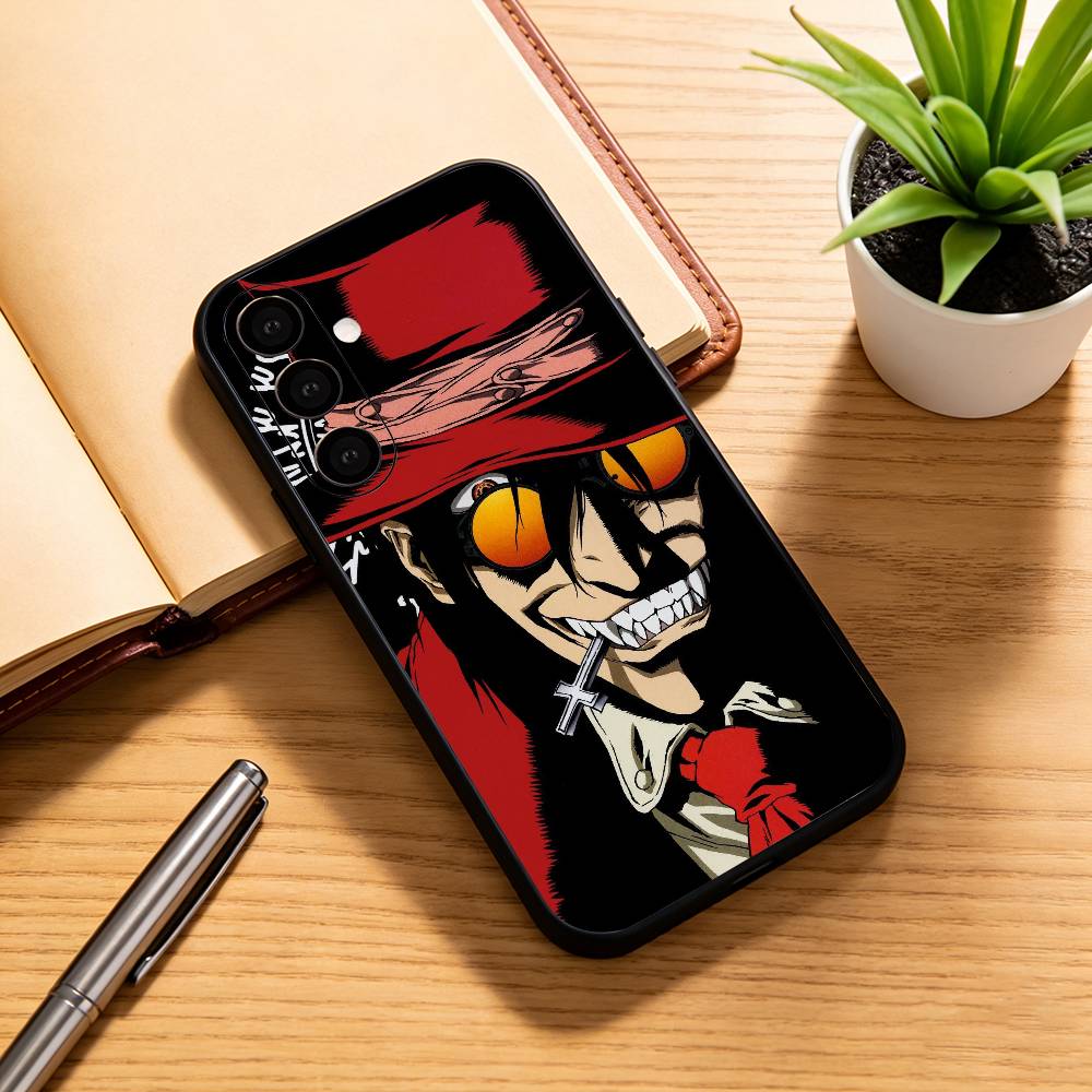 A-Alucard H-Hellsing Anime   Phone Case For Samsung Galaxy A73,A72,A71,A70,A53,A52,A51,Soft Silicone Black Cover