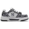 MLB New York Yankees Height Increasing Breathable Slip Resistant Low top Casual Shoes Unisex Charcoal Gray Sneakers 3ASXM026N-50CGS