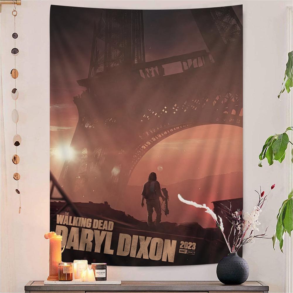 The Walking Dead Daryl Dixon DIY Wall Tapestry Art Science Fiction Room Home Decor Wall Art Decor