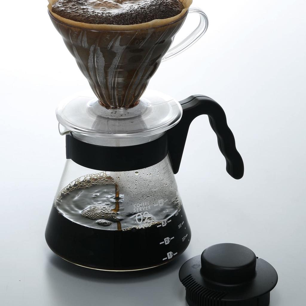 HARIO V60 Coffee Practical Capacity Made In Server, 700ml, Black, Japan, VCS-02B