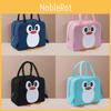 Fashionable Portable Lunch Bag With Cartoon Penguin Design