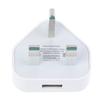 Speedy Fast 1 Port Usb Charger 3 Pin Uk Mains Wall Plug Adapter