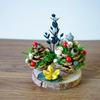 Handmade DIY Dried Flower Kit: Wood Chips, Branches, Pine Cones, Animals - Educational Parent-Child Creative Christmas Activity