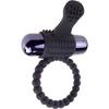 VIBRATING BEADED COCKRING BLACK - FANTASY by PIPEDREA