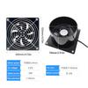 Ventilatore Estrattore per Condotti Adatto per Elettronica Stampa 3D Involucro Saldatura Ventilazione Serra Ufficio Ricambio Aria