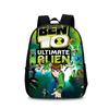Mochila Escolar Ben 10 para Adolescentes con Diseño Cómodo Bolsa para Libros de Nailon para Estudiantes