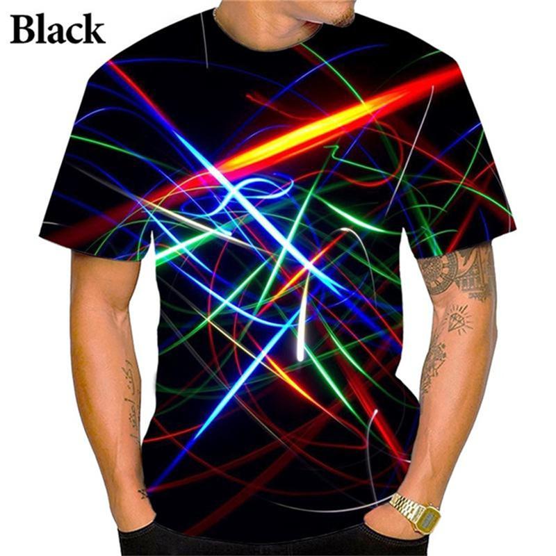 Classic Dizziness 3D Print T-Shirts Summer Casual O-Neck Top Funny Oversized Short Sleeve Men's T-shirts