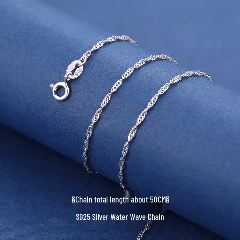 Collana Versatile per Clavicola - Sostituzione Catena Semplice Ossa di Serpente, Senza Ciondolo, Spedizione Gratuita