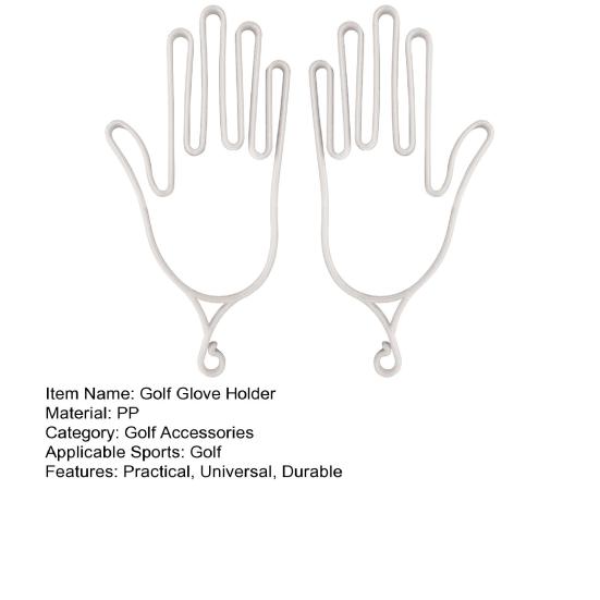 2 ks držáky na golfové rukavice Plastové golfové rukavice Nosítka nosného rámu Úložný držák na věšák