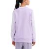 DECATHLON Sweatshirt DOMYOS 500 Warm Fleece Lilac Purple Teen