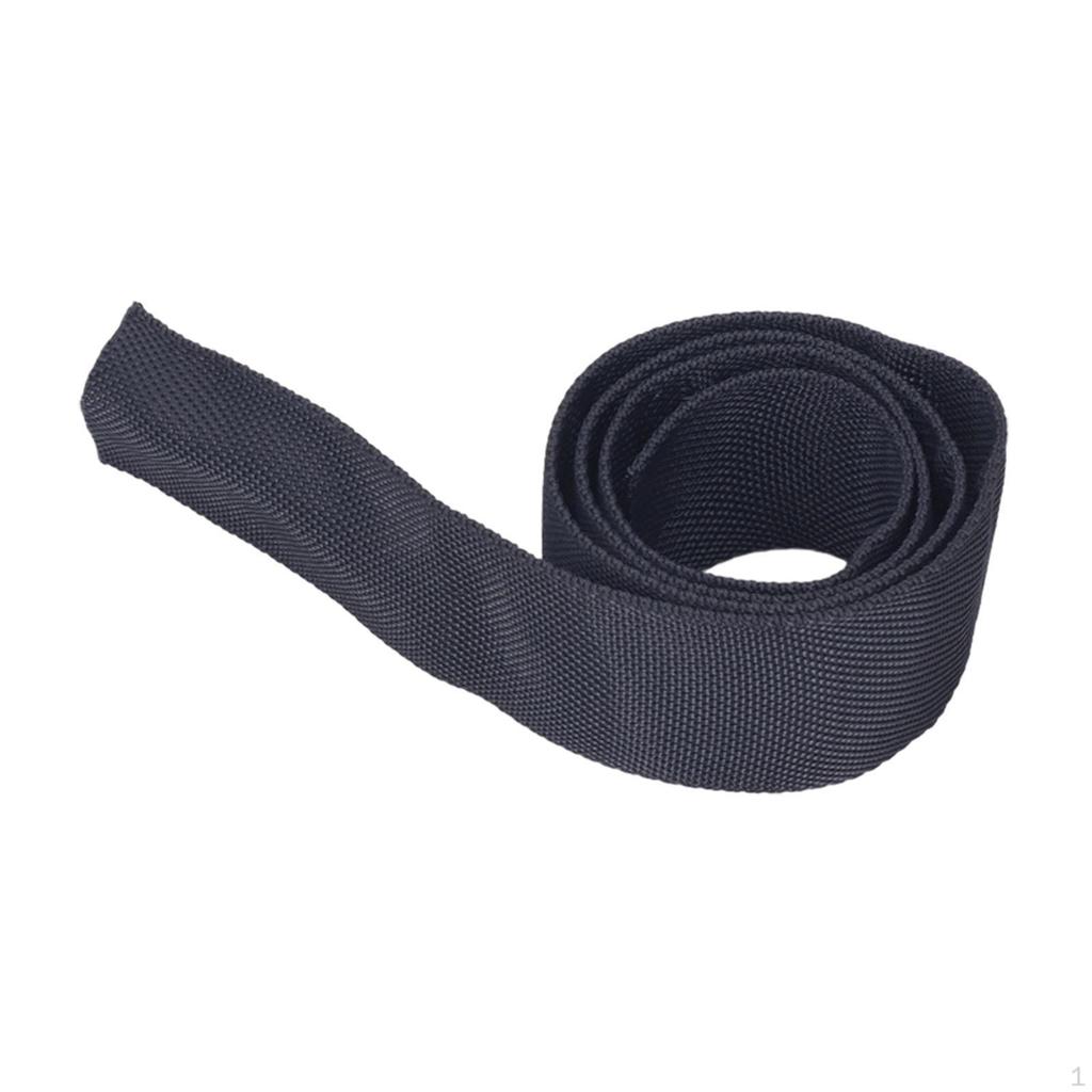 Black Winch Cable Sleeve, Multi-Purpose, Lightweight, for Pulling Applications, Universal