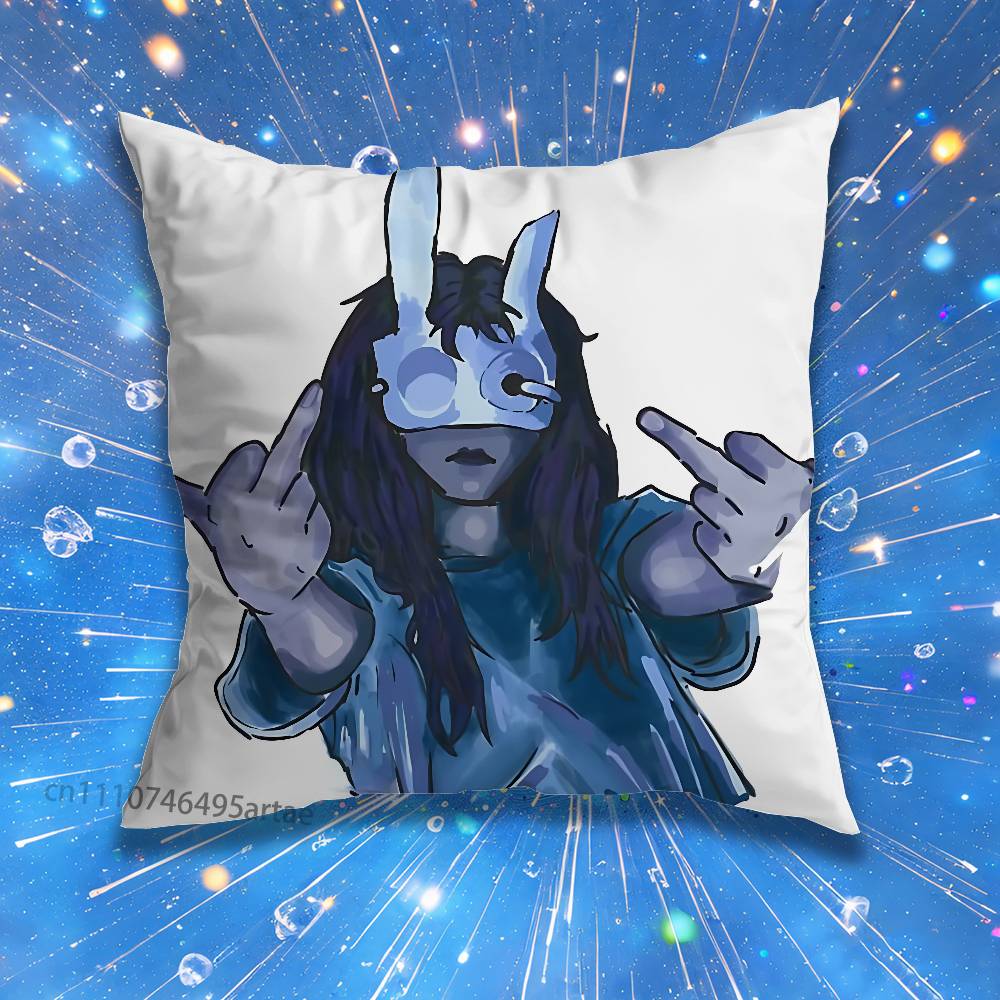 Horror Art game Reanimal Pillow Case Living Room Sofa Cushion Cover Suitable For Home Bedroom Room Decoration