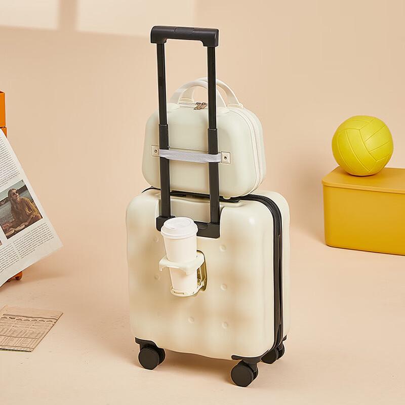 Ruini Bear Lightweight 20-inch Carry-on Suitcase