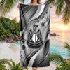 Asciugamano da Spiaggia Calcio Newcastle United Morbido Microfibra Asciugamano Estivo Asciugatura Rapida Assorbente per Spiaggia Piscina Viaggio